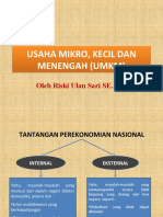 Masalah dan Mitos Pengembangan UMKM