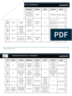 MARATHON TRAINING PLAN - INTERMEDIATE