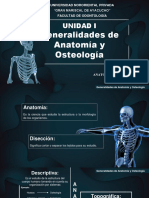 Tema 1. Generalidades de Anatomía y Osteología