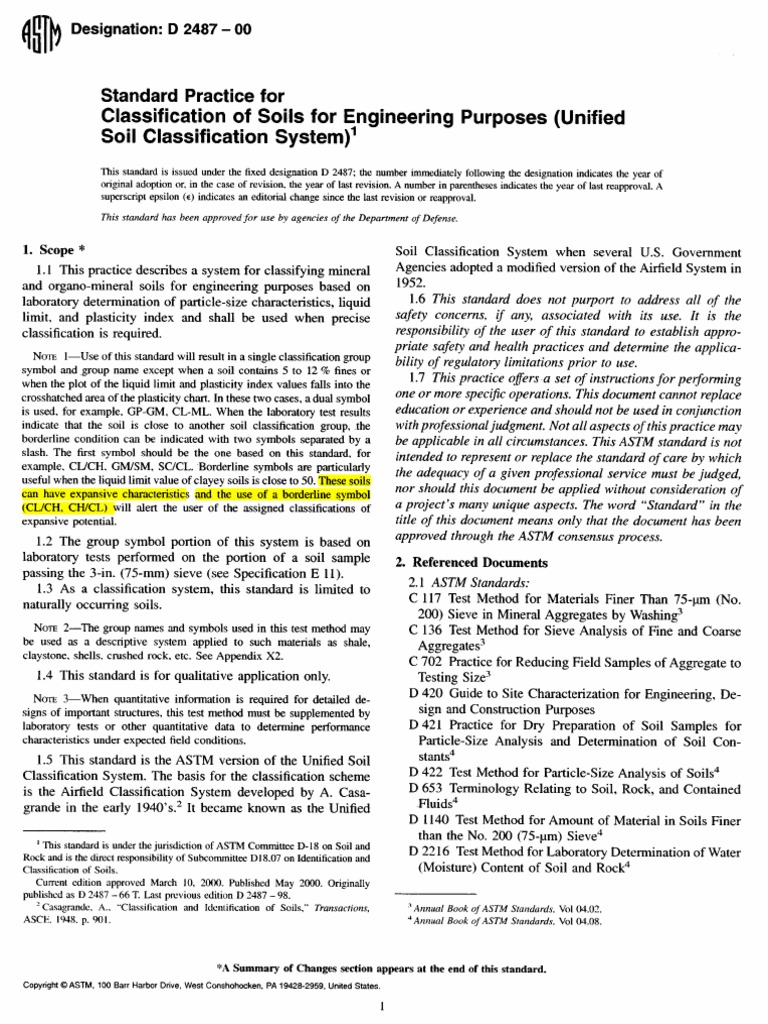 Classification of Soils For Engineering | PDF | Particle Size ...