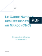 Cadre National Certifications CNC