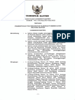 SK Gubernur Banten Nomor 292 Tentang Pembentukan Tim Percepatan Eliminasi Tuberkulosis Provinsi Banten