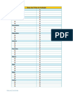 Calendário de avaliação escolar