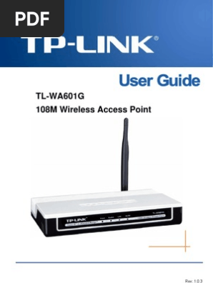tp-link wa601g firmware