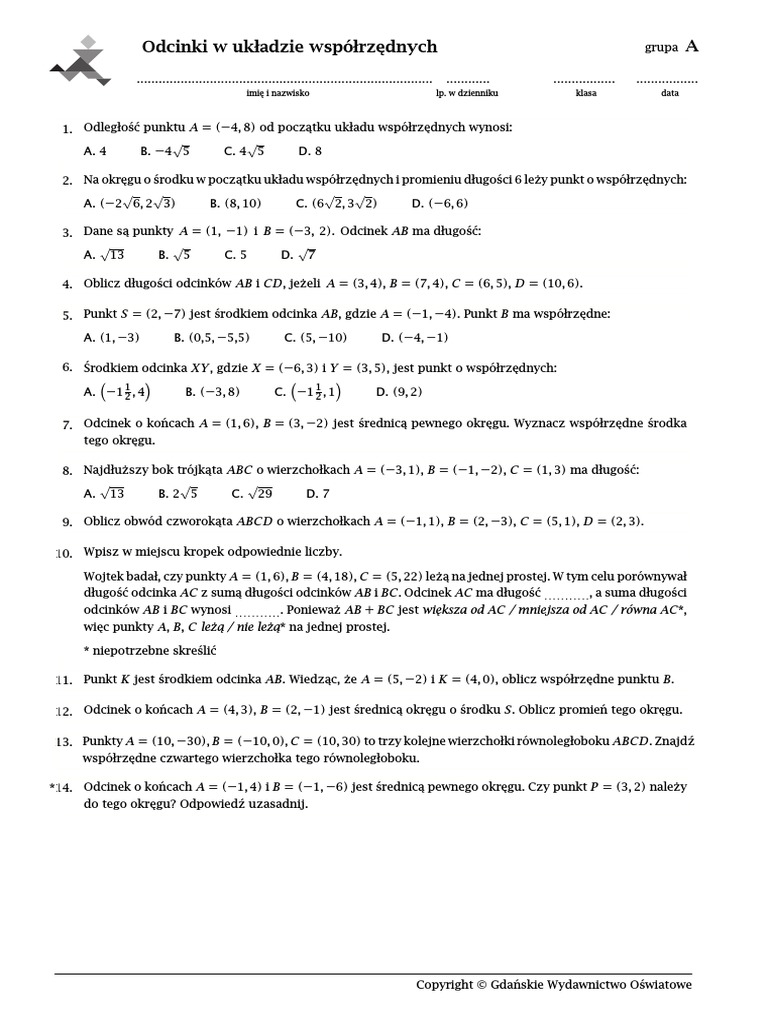 6 odcinki W Uk adzie Wsp rz dnych PDF