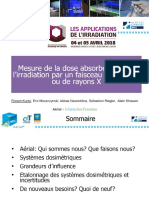 Mesure de La Dose Absorbée Lors de l Irradiation Par Un Faisceau d Électrons Ou de Rayons X - PDF Téléchargement Gratuit