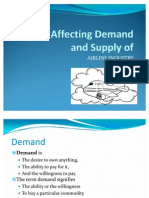 Economics Factors Affecting Demand and Supply