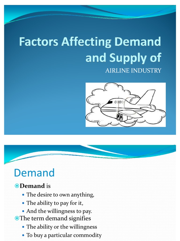 Economics Factors Affecting Demand and Supply PDF