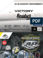 Manual de Garantia y Mantenimiento Victory Bomber 250