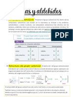 Resumen Cetonas y Aldehídos