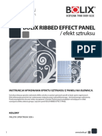 Bolix Ribbed Efect Panel