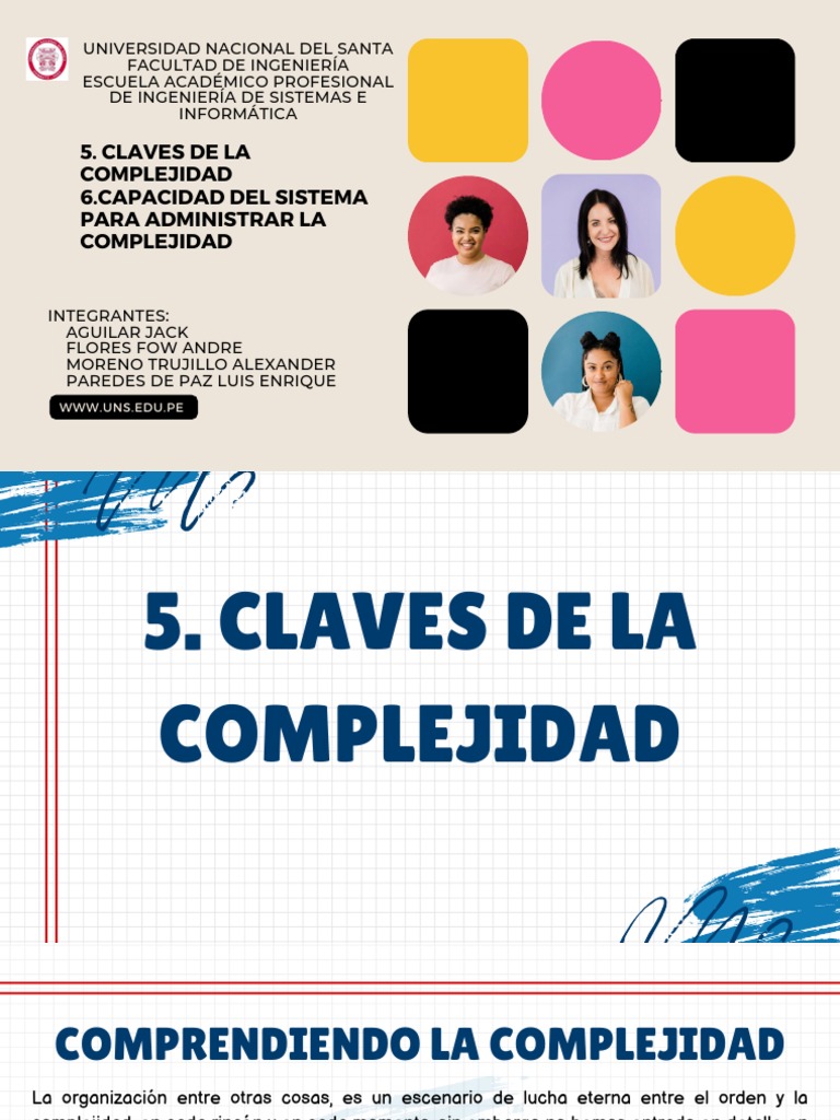 Claves de La Complejidad y Capacidad Del Sistema para Administrar La