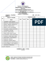 Grade Sheet Template - 2022 2023