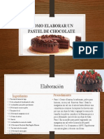 Como Elaborar Un Pastel de Chocolate