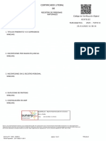 Certificado Literal de Sucesión Intestada - Arcenio Velasquez Ponte