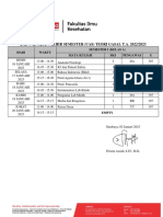 Jadwal Ujian Akhir Semester (Semester 1)