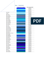 Code Couleurs HTML