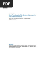 Tr-3747 - Best Practices For File System Alignment in Virtual Environments