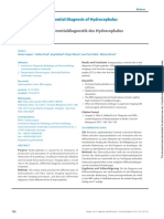 Diagnostik Und Differentialdiagnostik Des Hydrocephalus Beim Erwachsenen