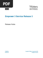 Empower SR3 Release Notes | PDF | Installation (Computer.
