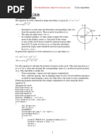 6 Circle Algorithm