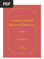 Henry Michel Comeco Cartesiano Ideia Fenomenologia