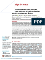 Concept Generation Techniques Change Patterns of Brain Activation During Engineering Design