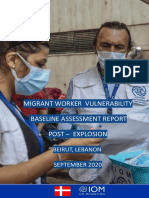 Migrant Vulnerability Baseline Assessment - Follow Up Report