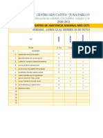 Registro de Asistencia 26 Oct