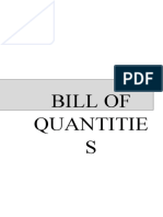 Title - Bill of Quantities