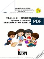 HE - HAIRDRESSING - GR9 - Q1 - MODULE 1 For Student