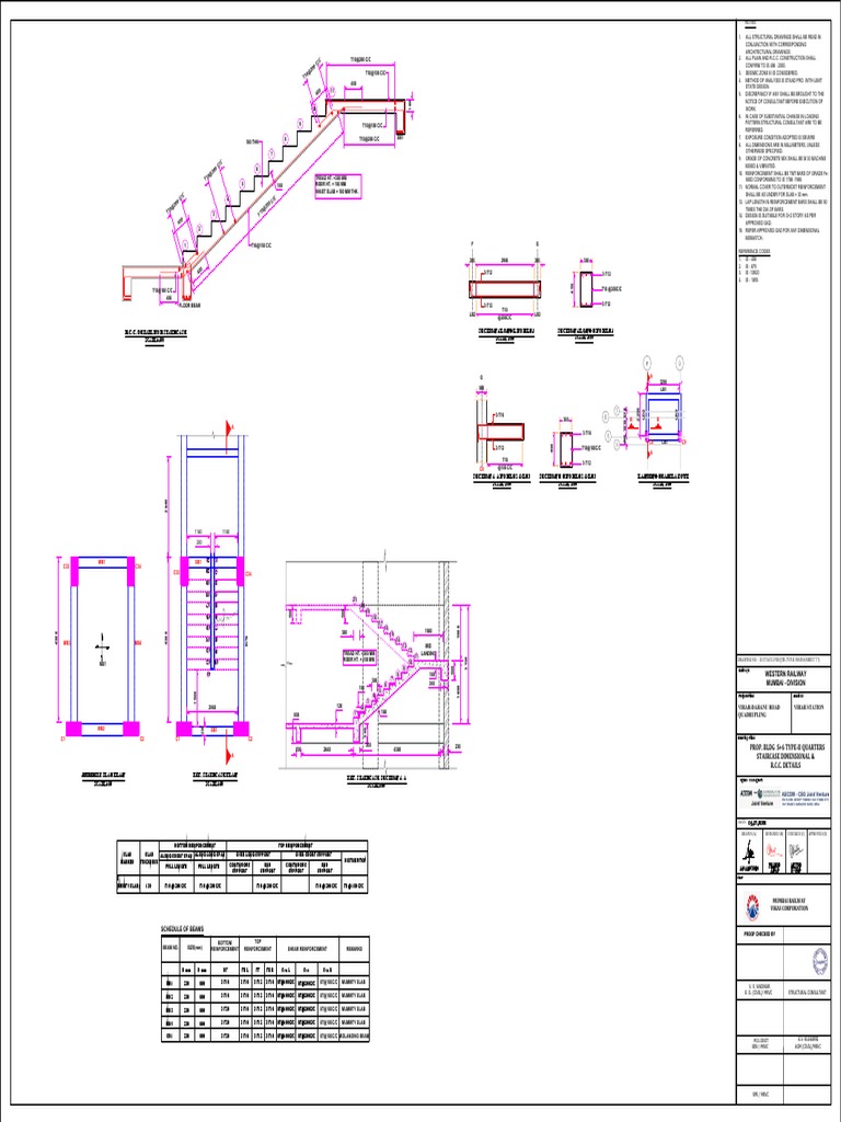 Mumty Slab and Staircase Details | PDF | Engineering | Real Estate
