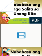 Grade 1 Q2 Week7 Nababasa Ang Mga Salita Sa Unang Kita