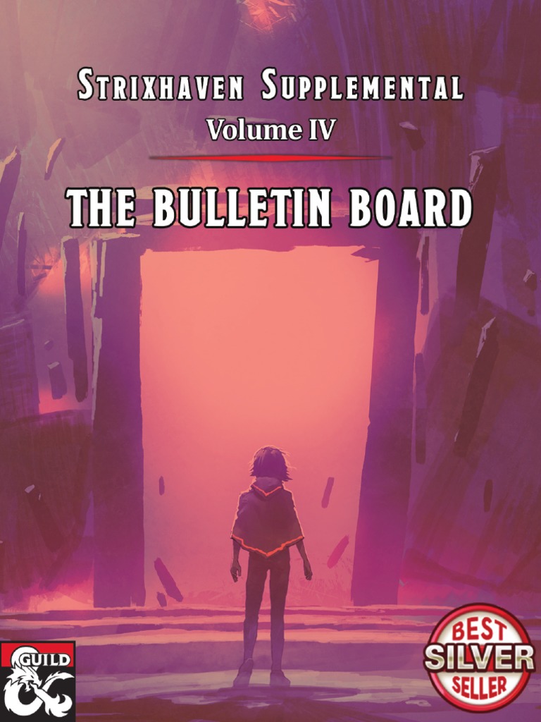 2825751 Strixhaven Supplemental Vol 4 The Bulletin Board Printer 