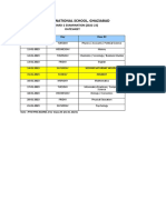 Date-Sheet Pre-Board-2 Examination Class XII (2022-2023)