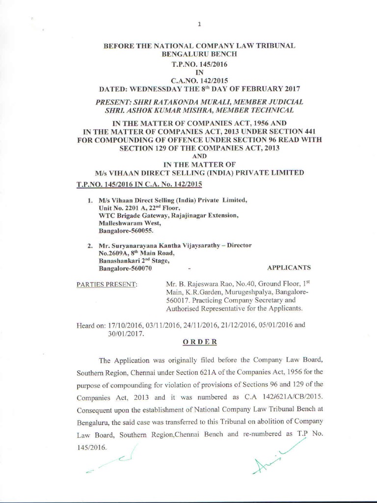 Vihaan Direct Selling (India) PVT Ltd. PDF