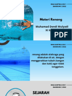 Renang - M.Dendi