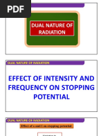 Dual Nature and Radiation 