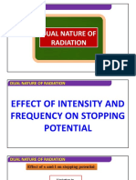 Dual Nature and Radiation 