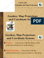 CENG528-2-Projections Geodesy and Coordinate Systems