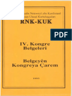 RNK - KUK IV. Kongre Belgeleri
