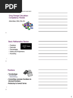 Dosage Rounding Rules for Nursing | PDF | Chemistry | Dose (Biochemistry)