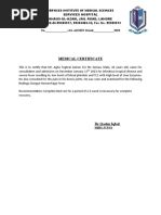 Pre Employment Medical Test Form | PDF