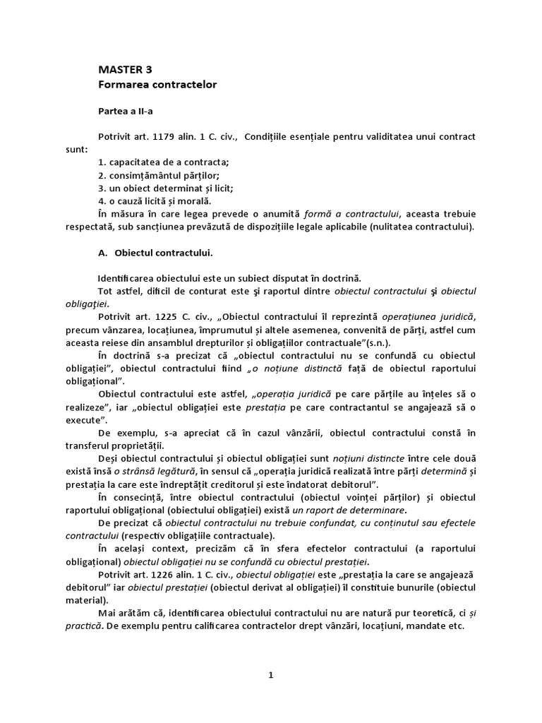MASTER 3. Formarea Cont. II | PDF