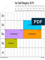 Jadwal Mengajar 2022-2023 Pak Dadi