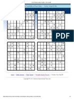 Free Printable Sudoku Puzzles, Very Hard #6