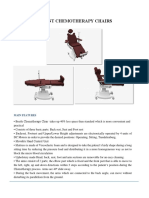 Patient Chemotherapy Chair Features 40% Space Savings