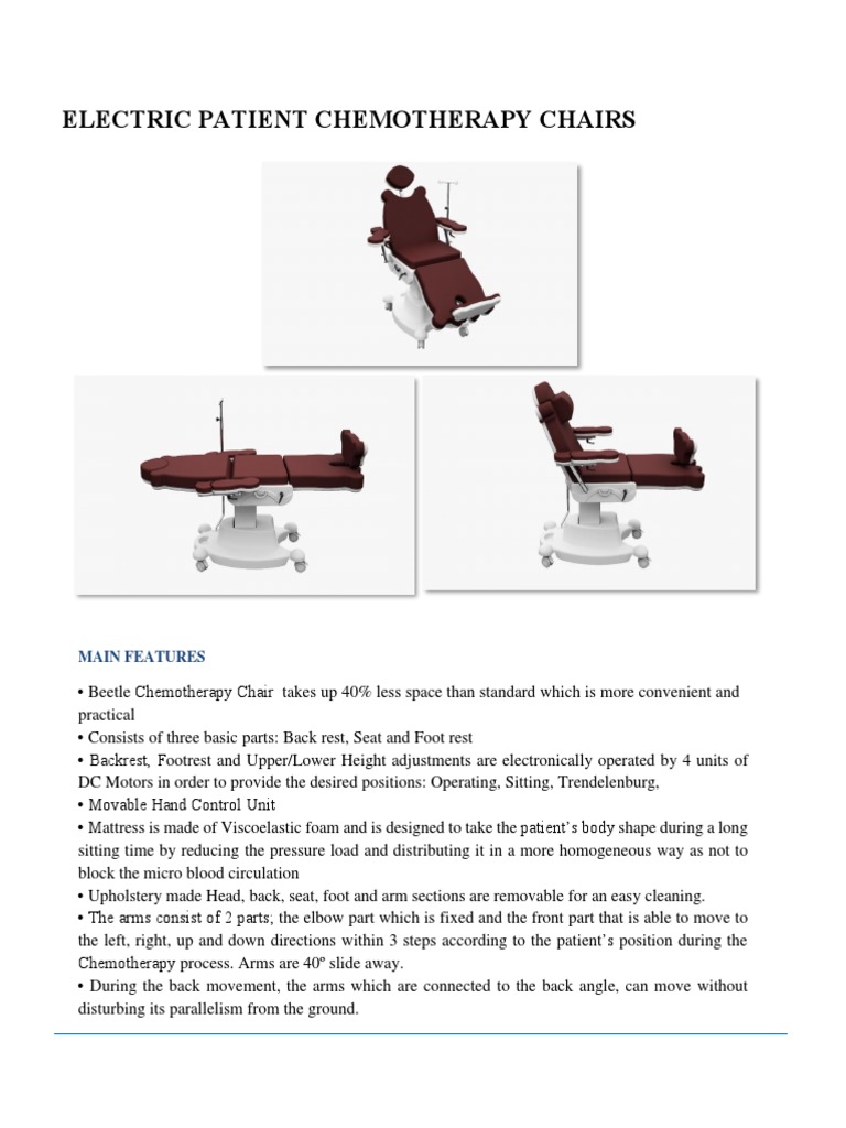 Electric Patient Chemotherapy Chairs PDF Chair Manufactured Goods