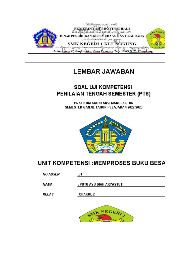 Buku Besar Perusahaan Ma…
