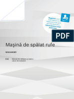 Manual Masina de Spalat Rufe Bosch 8Kg Clasa A